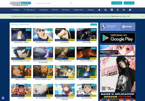 Animes Vision - Assistir Animes Online Grátis HD