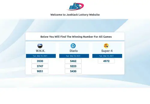 joeblack-lottery.com