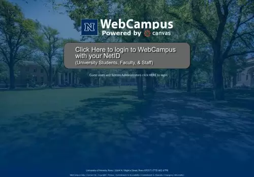 webcampus.unr.edu