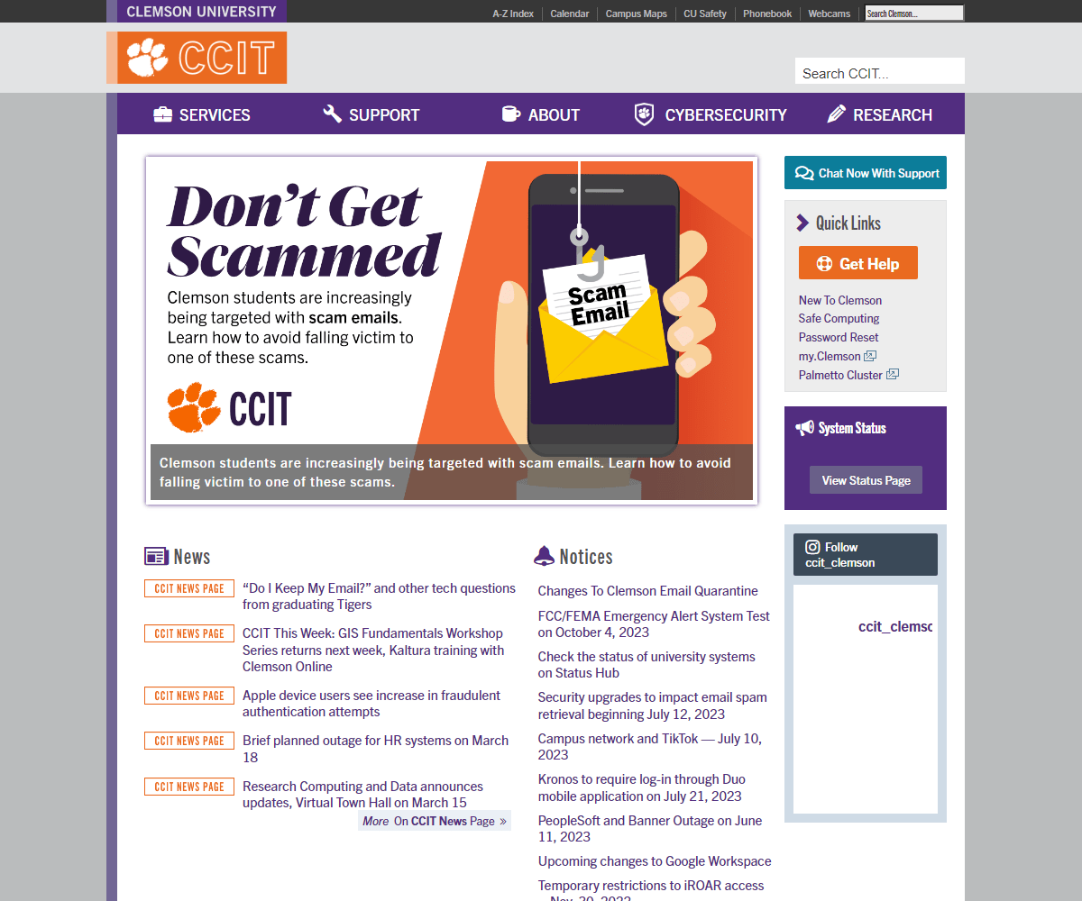 ccit.clemson.edu