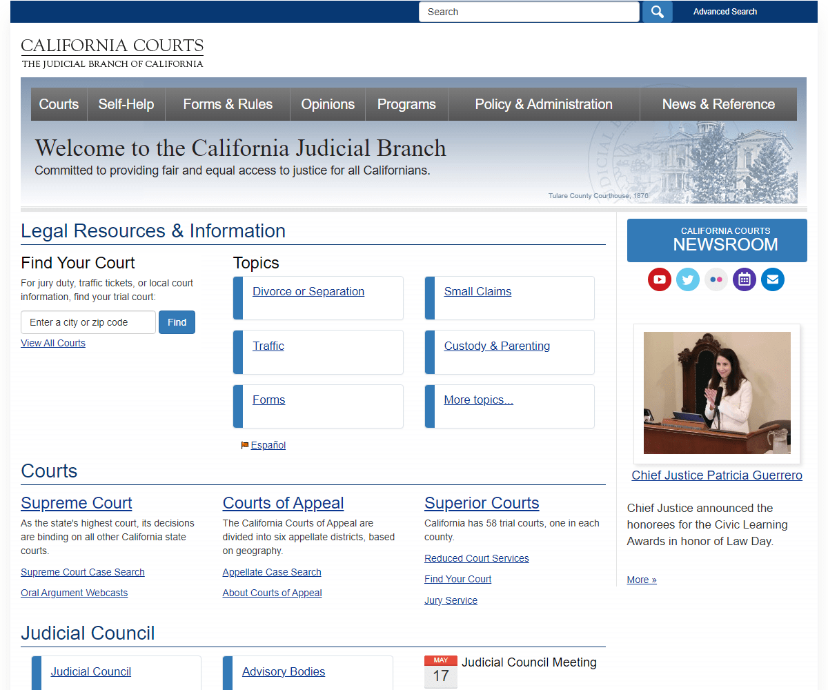 courts.ca.gov