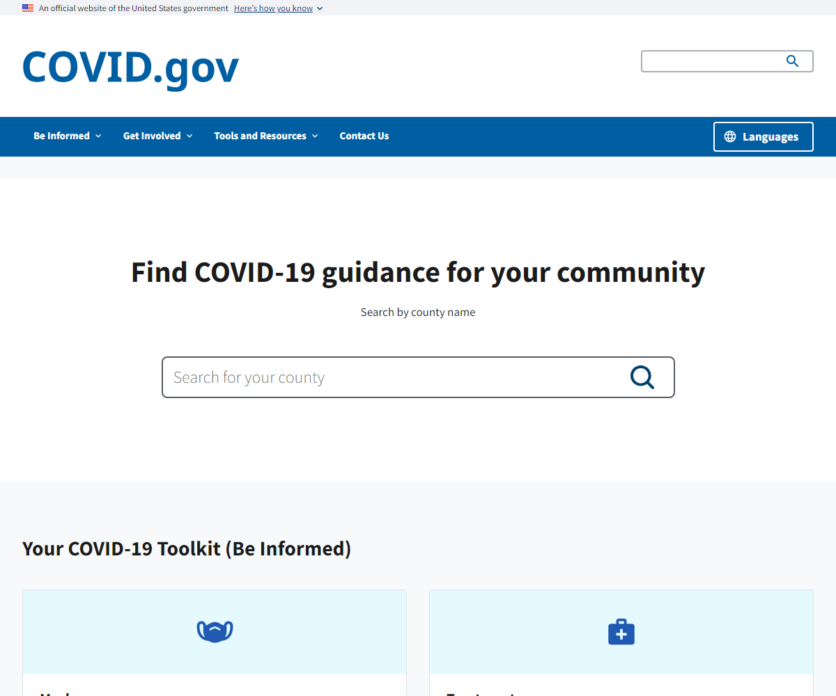 covid.gov