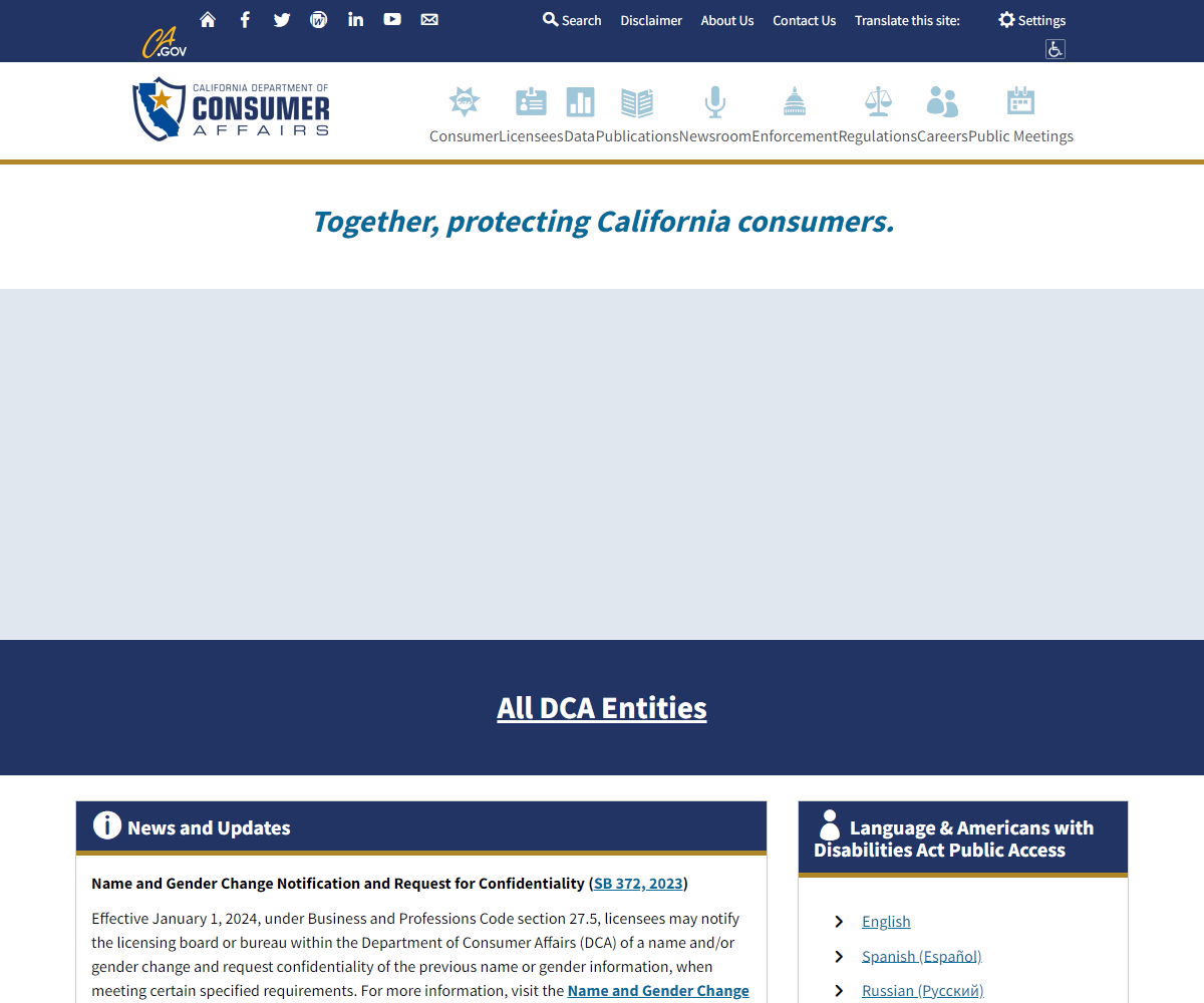 dca.ca.gov