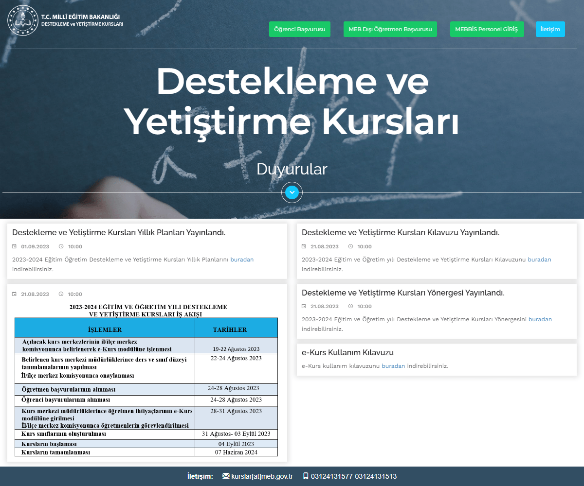 e-kurs.meb.gov.tr resim