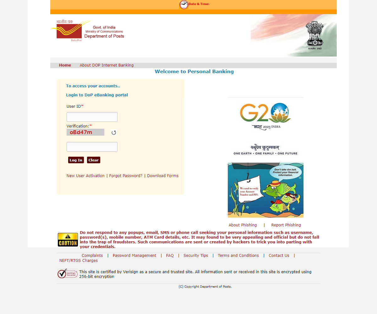 ebanking.indiapost.gov.in