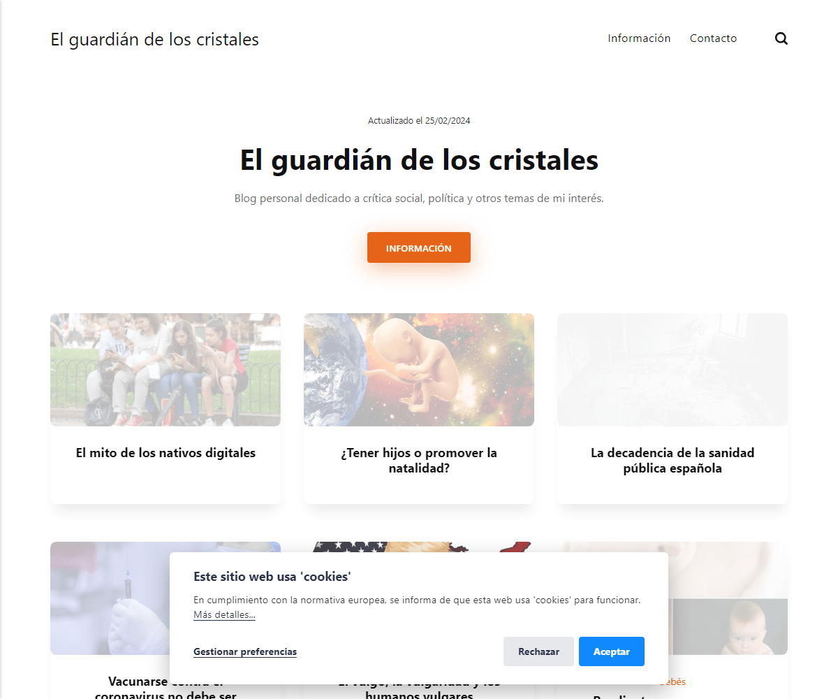 elguardiandeloscristales.com