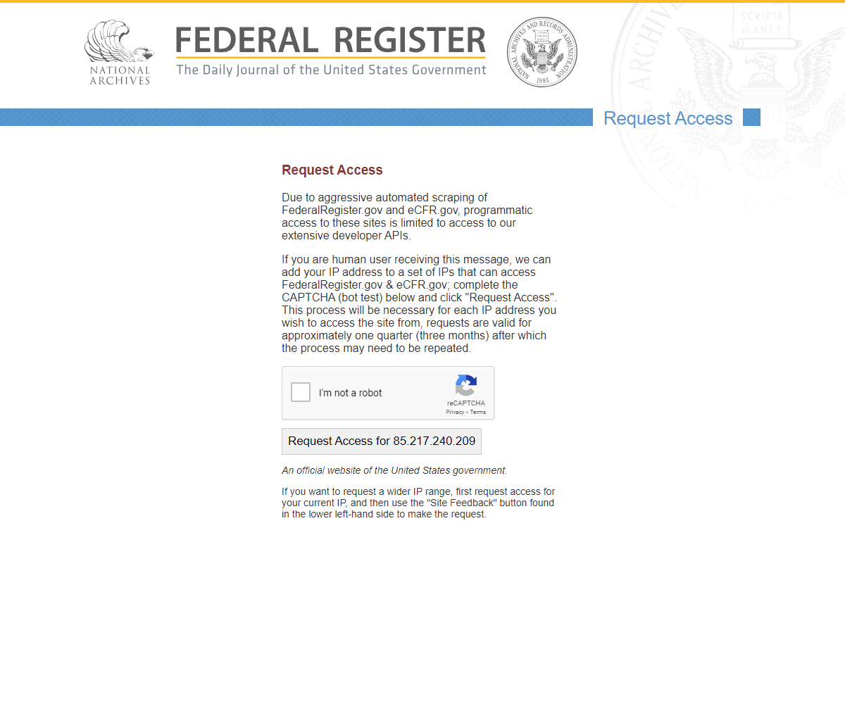 federalregister.gov