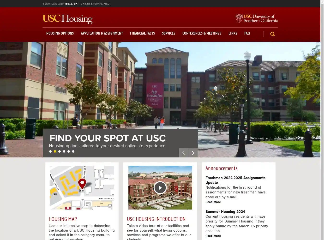 housing.usc.edu