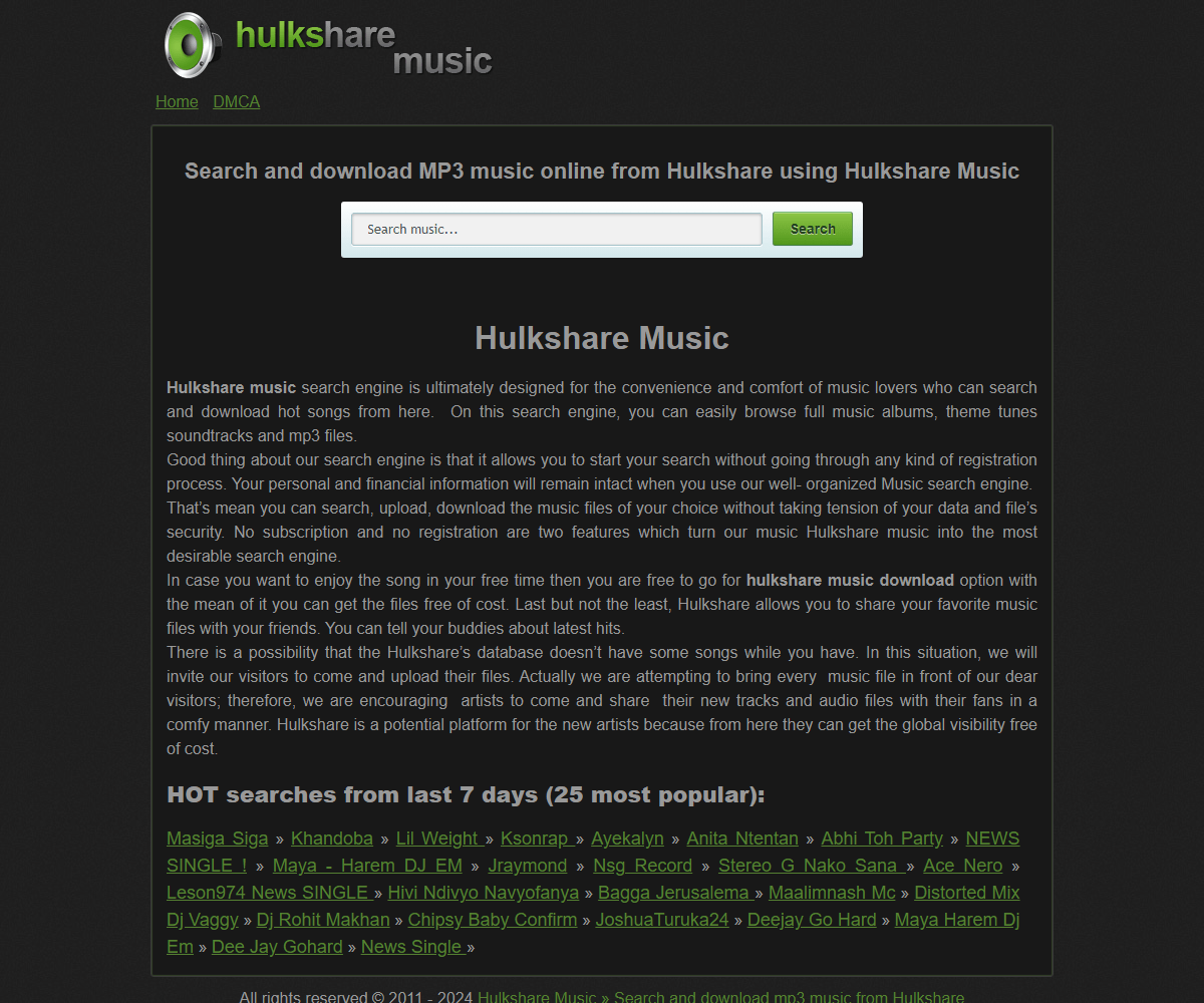 hulksharemusic.com