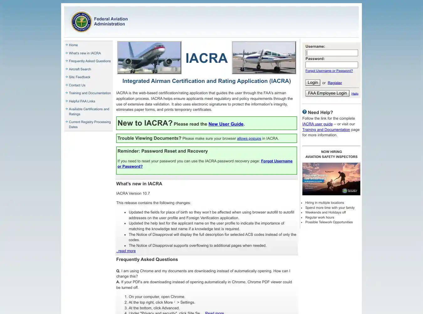 iacra.faa.gov