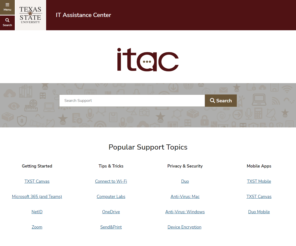 itac.txst.edu