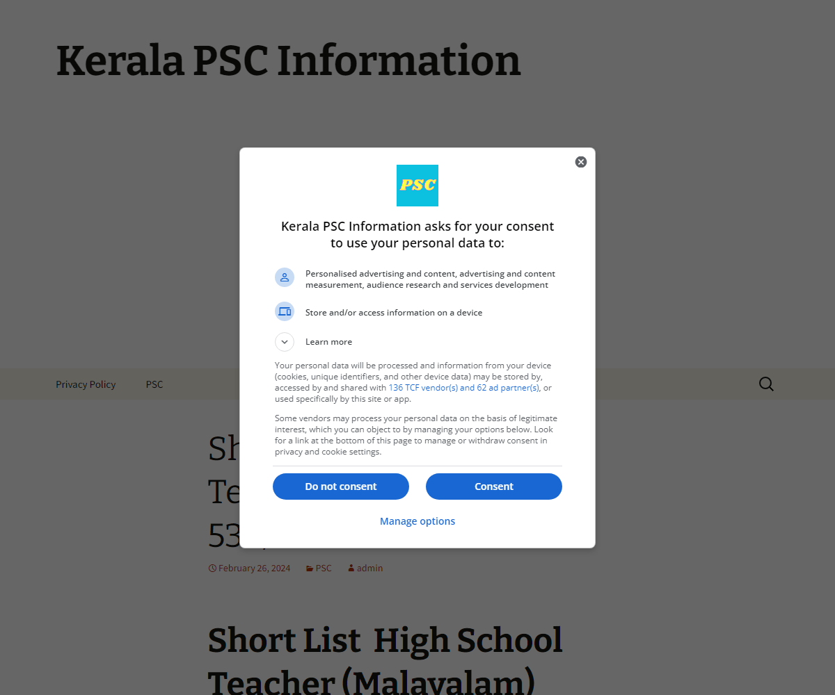 keralapsc-gov.in