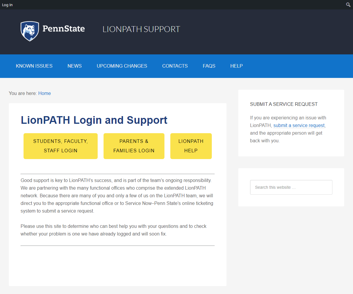 lionpathsupport.psu.edu