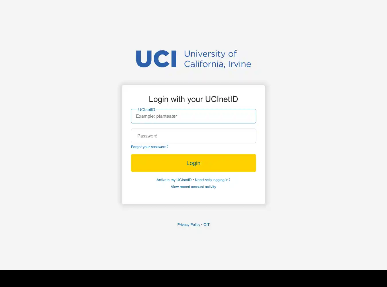 login.uci.edu