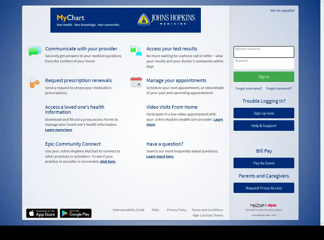 mychart.hopkinsmedicine.org