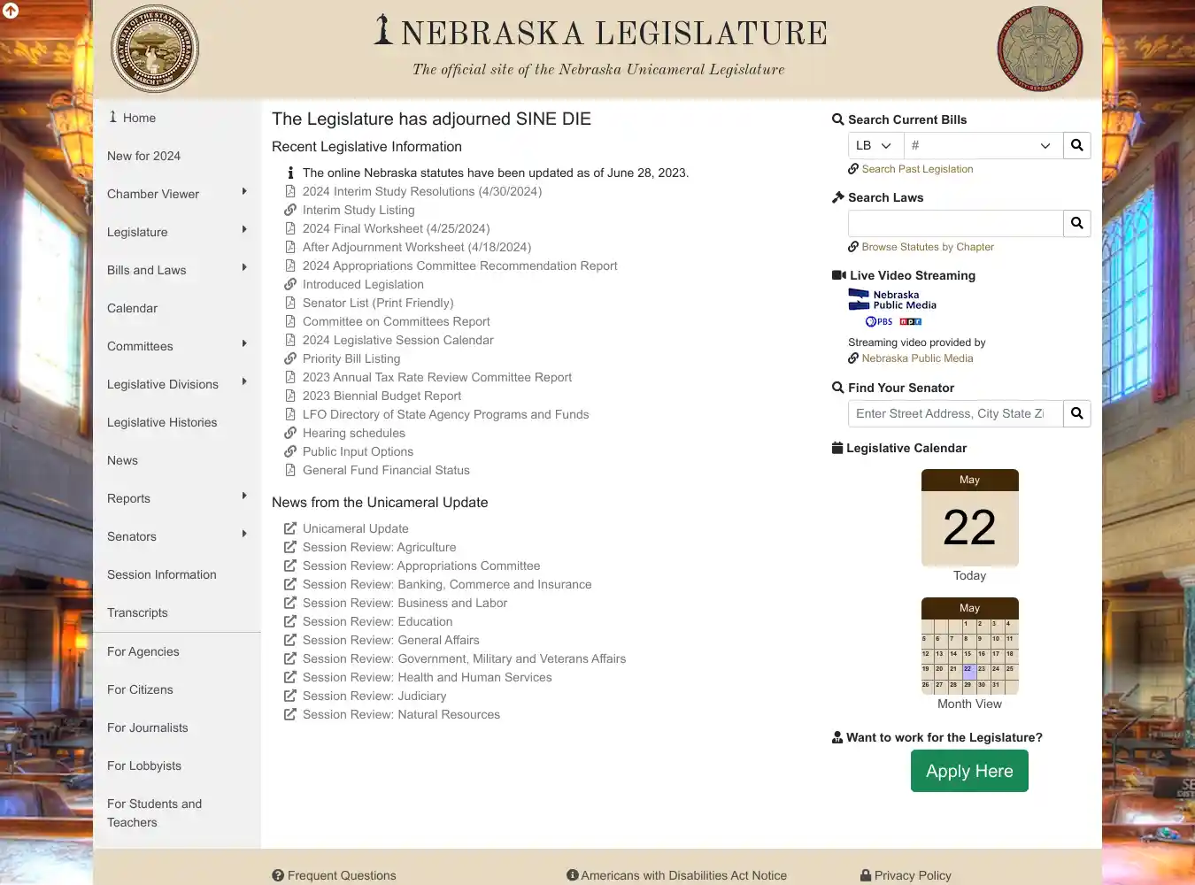 nebraskalegislature.gov