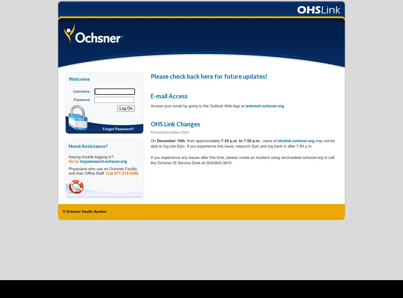 ohslink.ochsner.org