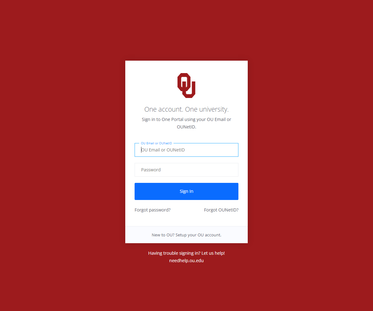 one.ou.edu