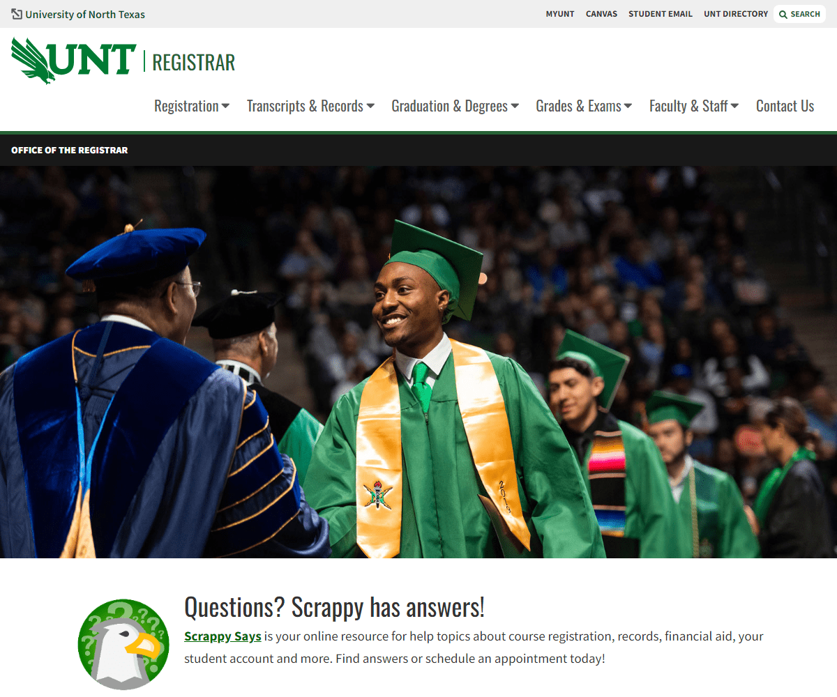 registrar.unt.edu