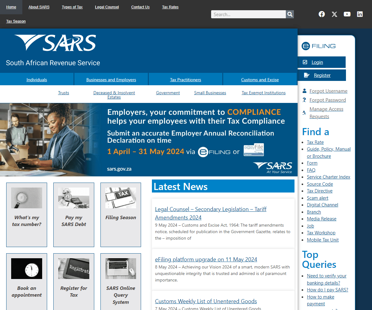 sars.gov.za