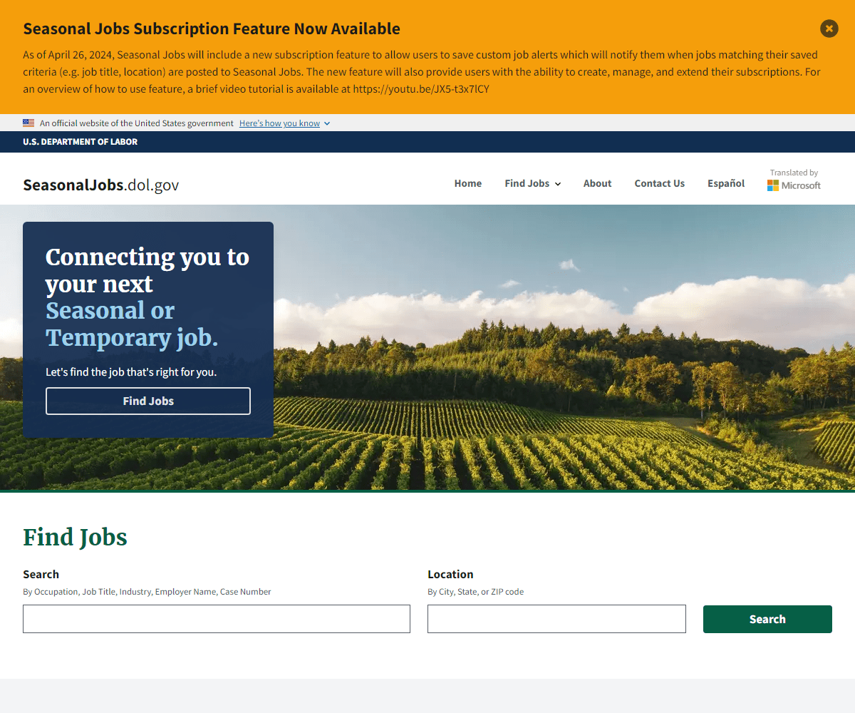 seasonaljobs.dol.gov