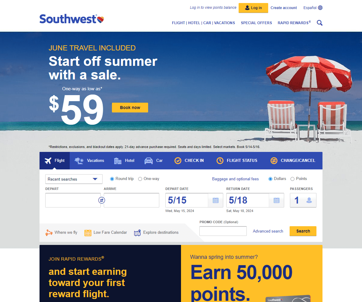 southwest.com