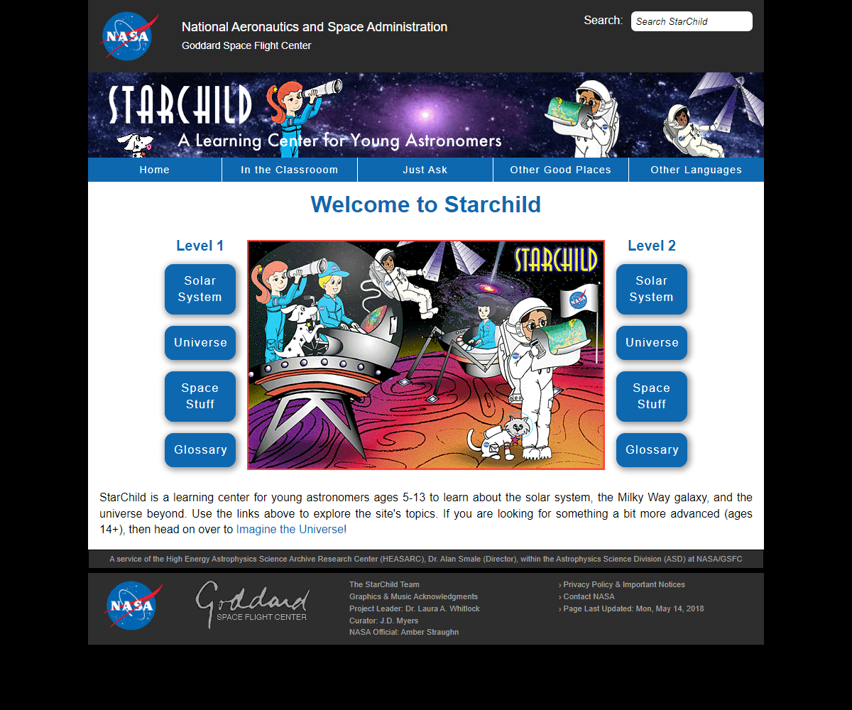 starchild.gsfc.nasa.gov