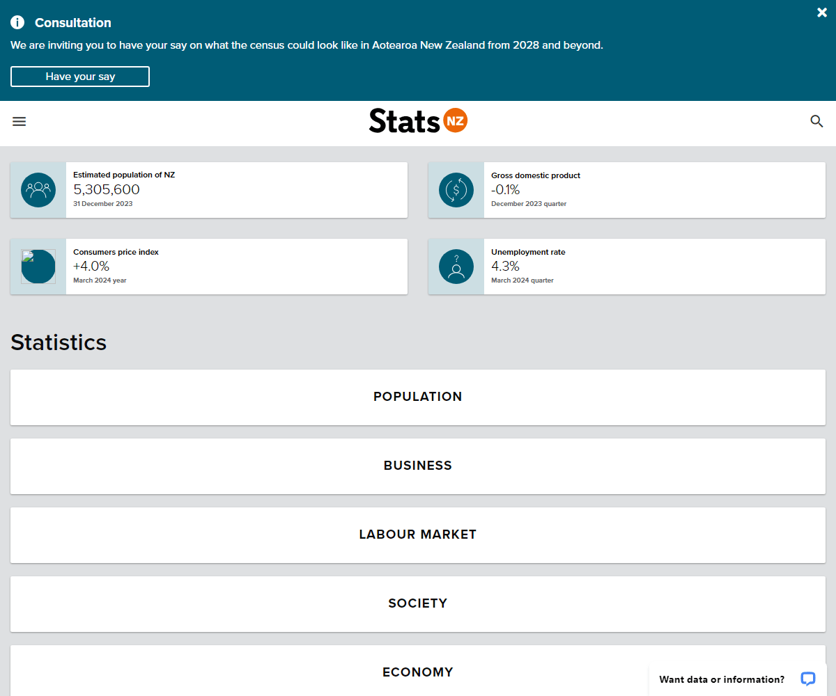 stats.govt.nz