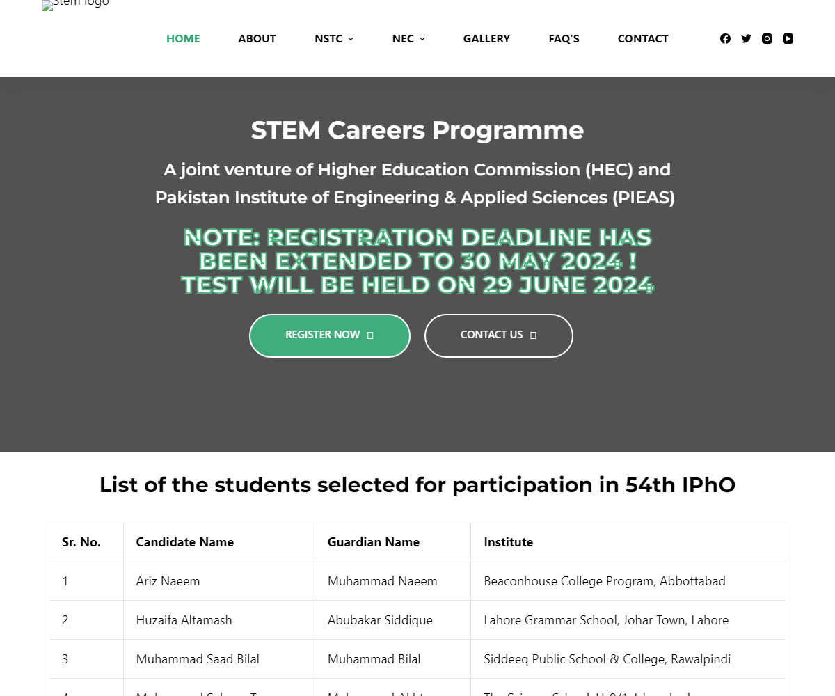 stem.edu.pk