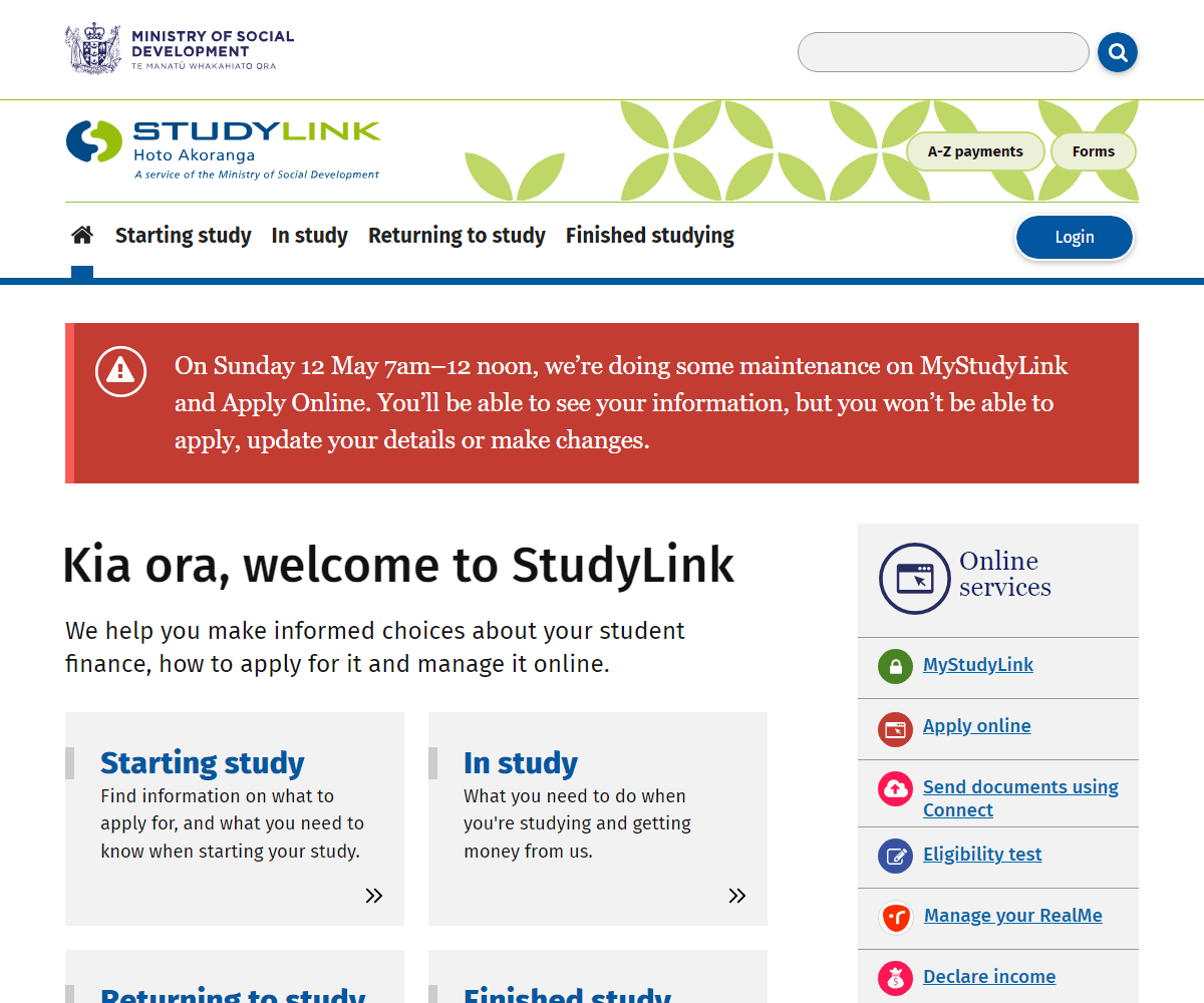 studylink.govt.nz