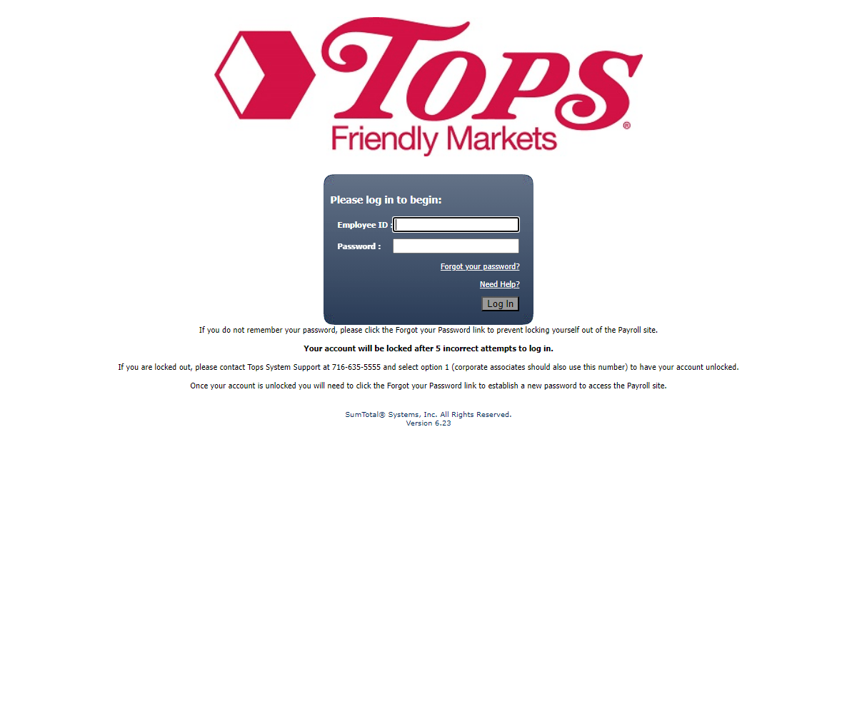 topsmarkets.sumtotalsystems.com