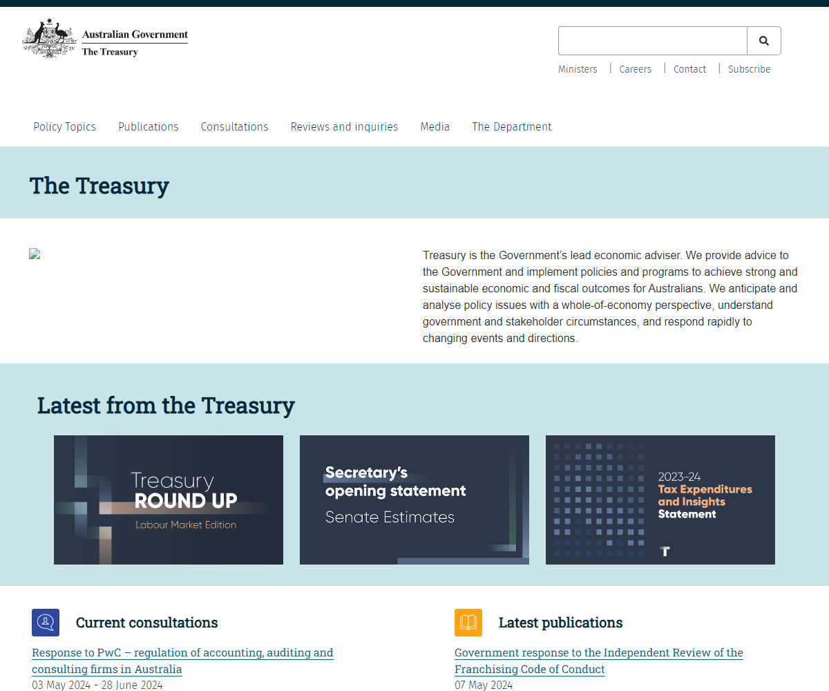 treasury.gov.au