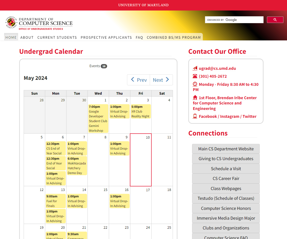 undergrad.cs.umd.edu