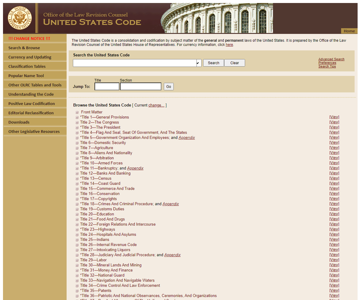 uscode.house.gov