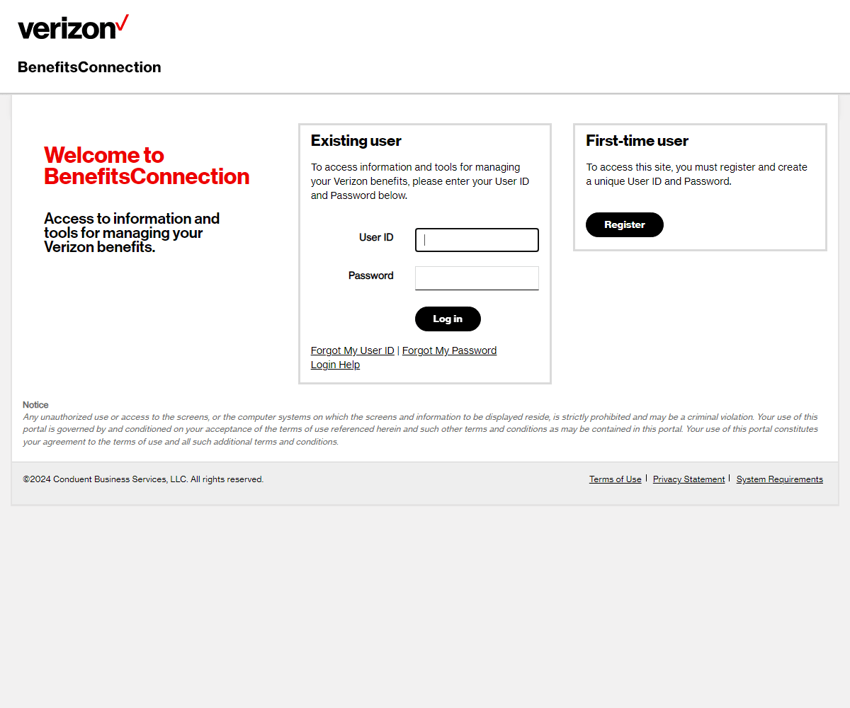 verizonbenefitsconnection.com