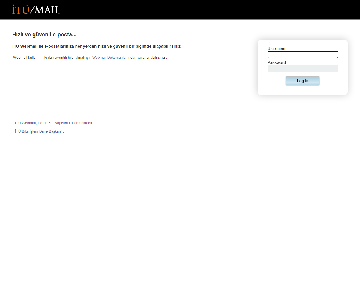webmail.itu.edu.tr resim