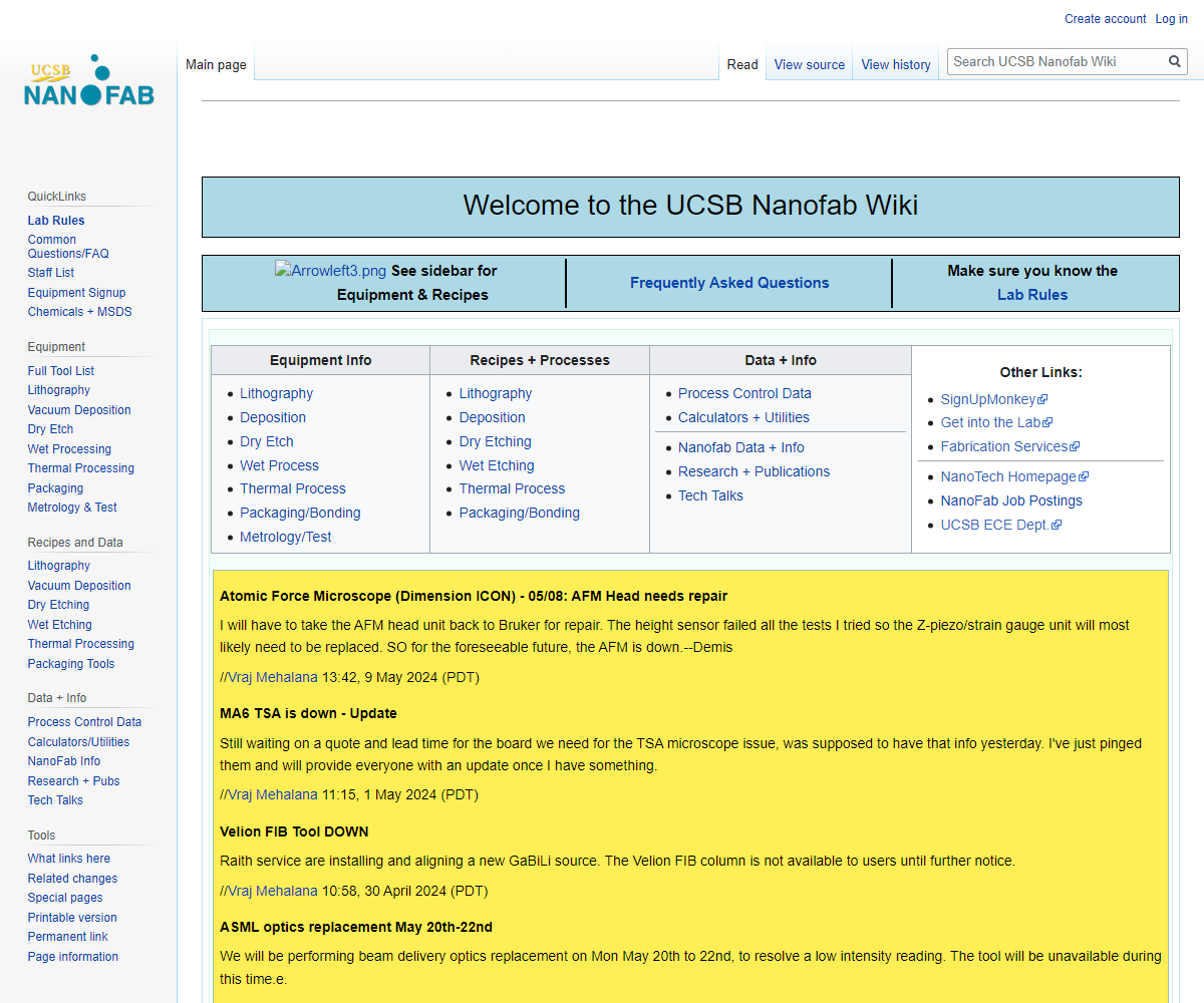 wiki.nanofab.ucsb.edu