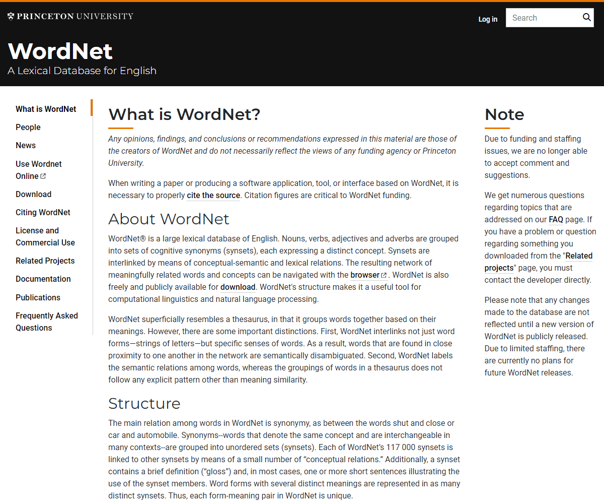 wordnet.princeton.edu